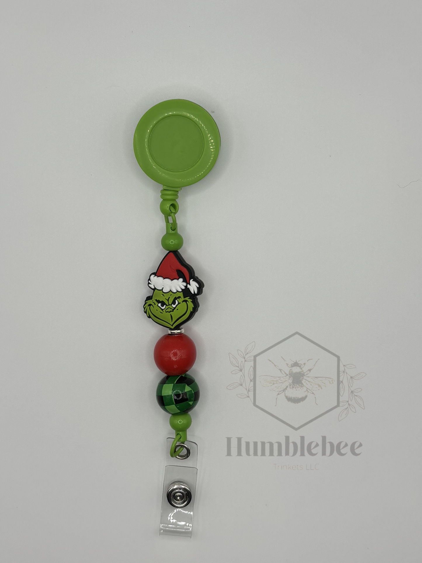 Grinch Badge Reel