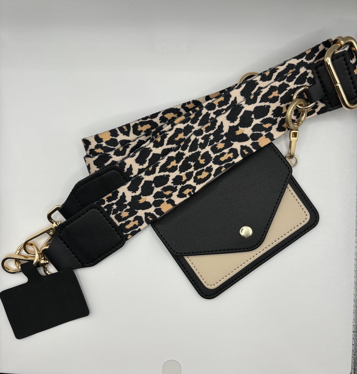 Animal printed phone cross body holder