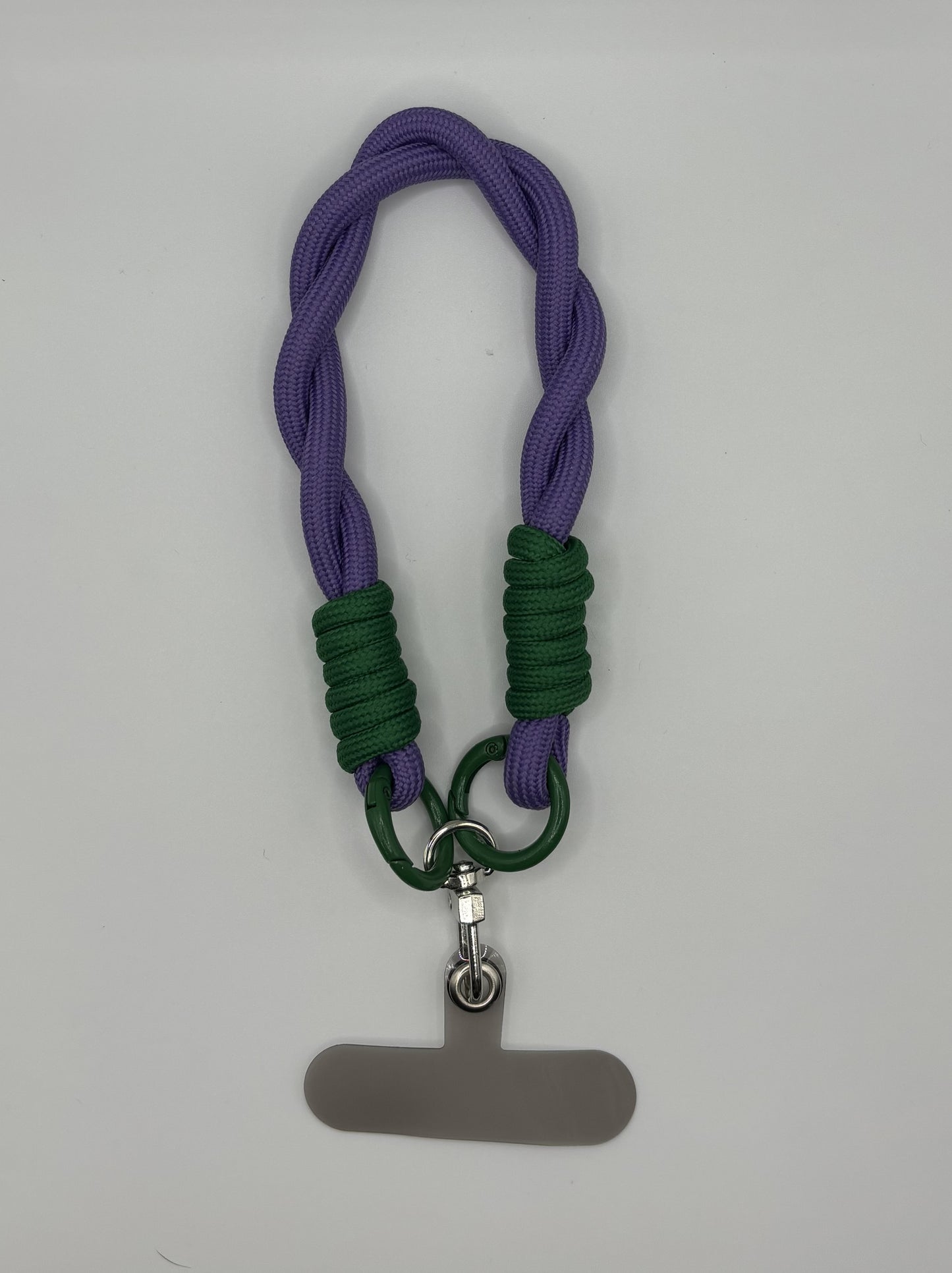 Purple and Green Phone wristlet