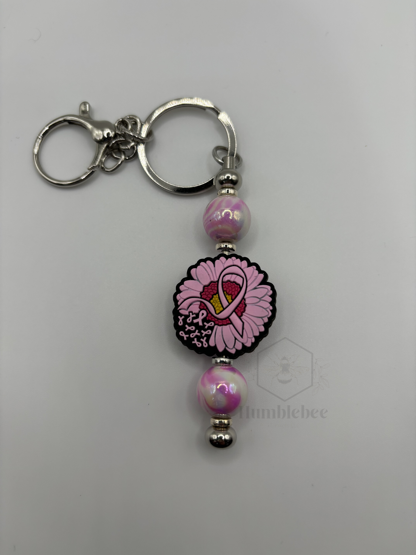 Breast Cancer awareness keychain